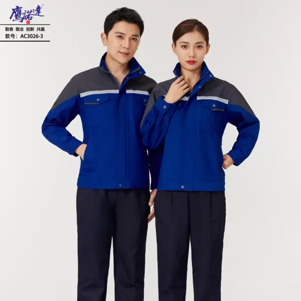 Blue work uniform AC3026-3