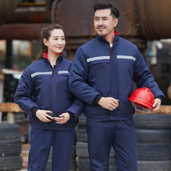 MF007-1 navy blue jacket DSLR cotton jacket